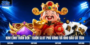 Kim Linh Thần Đèn - Cuộn Slot Phủ Vàng Và Kho Báu Cổ Tích